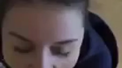 Someone's dark-eyed wifey is diligently sucking the fitness trainer's cock